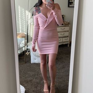 NWT- missguided off the shoulder dress